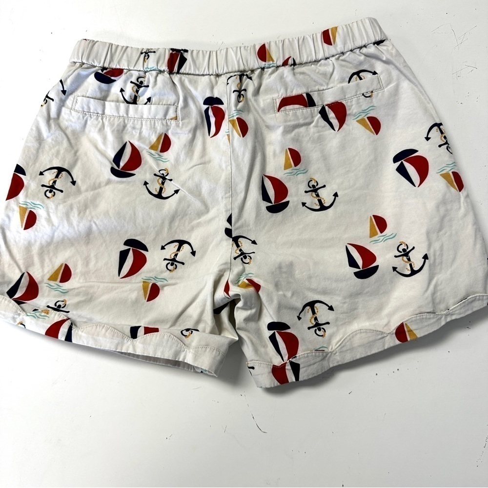 Hanna Andersson Nautical Scalloped Shorts 140 9/10 - Picture 6 of 6